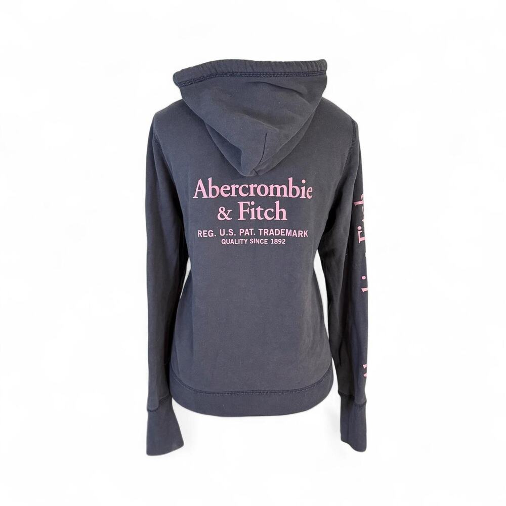 Abercrombie & Fitch Cotton zip up classic hoodie light weight soft size M